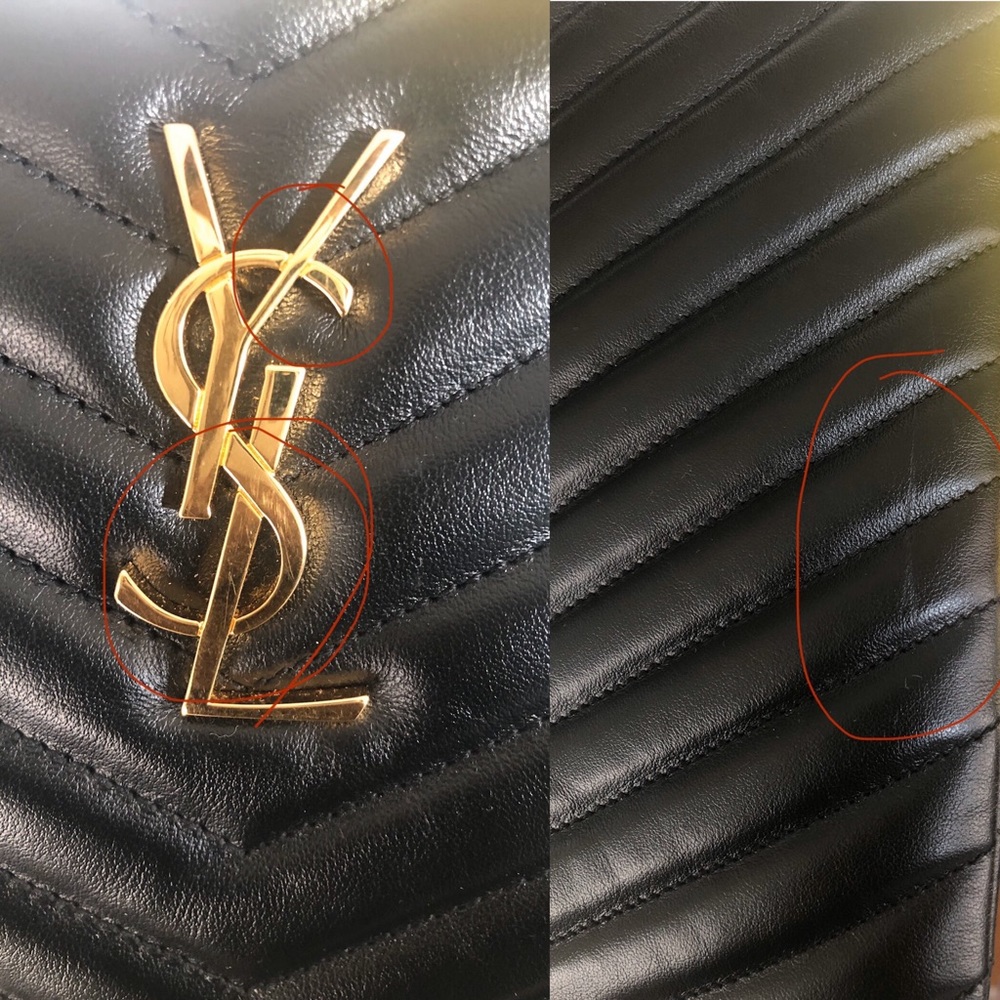 ~SOLD~Saint Laurent Monogram Pouch - Picture 8 of 8